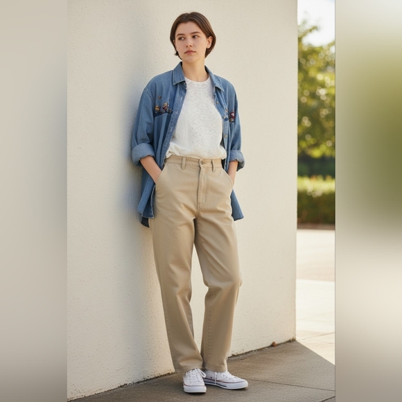 GAP White Eyelet Lace Blouse Size L 100% Cotton - Picture 9 of 9